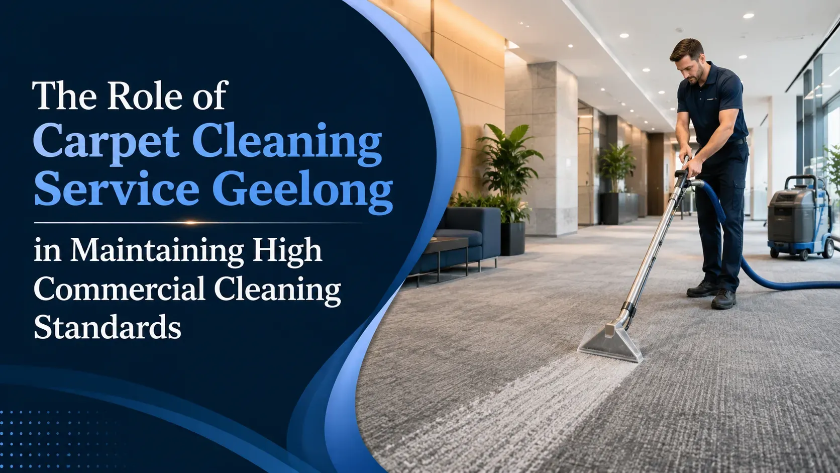 The Role of Carpet Steam Cleaning Service Geelong in Maintaining High Commercial Cleaning Standards
