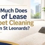 How Much Does End of Lease Carpet Cleaning Cost in St Leonards?