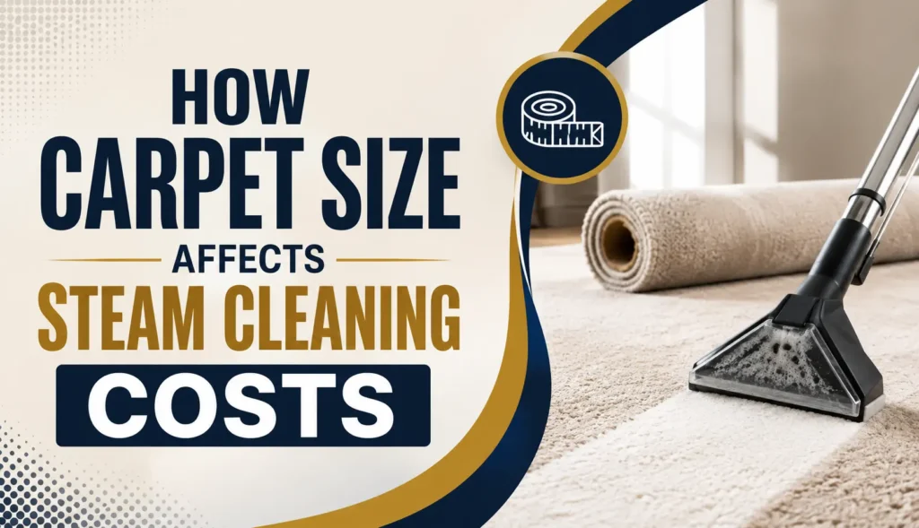 How Carpet Size Affects Steam Cleaning Costs