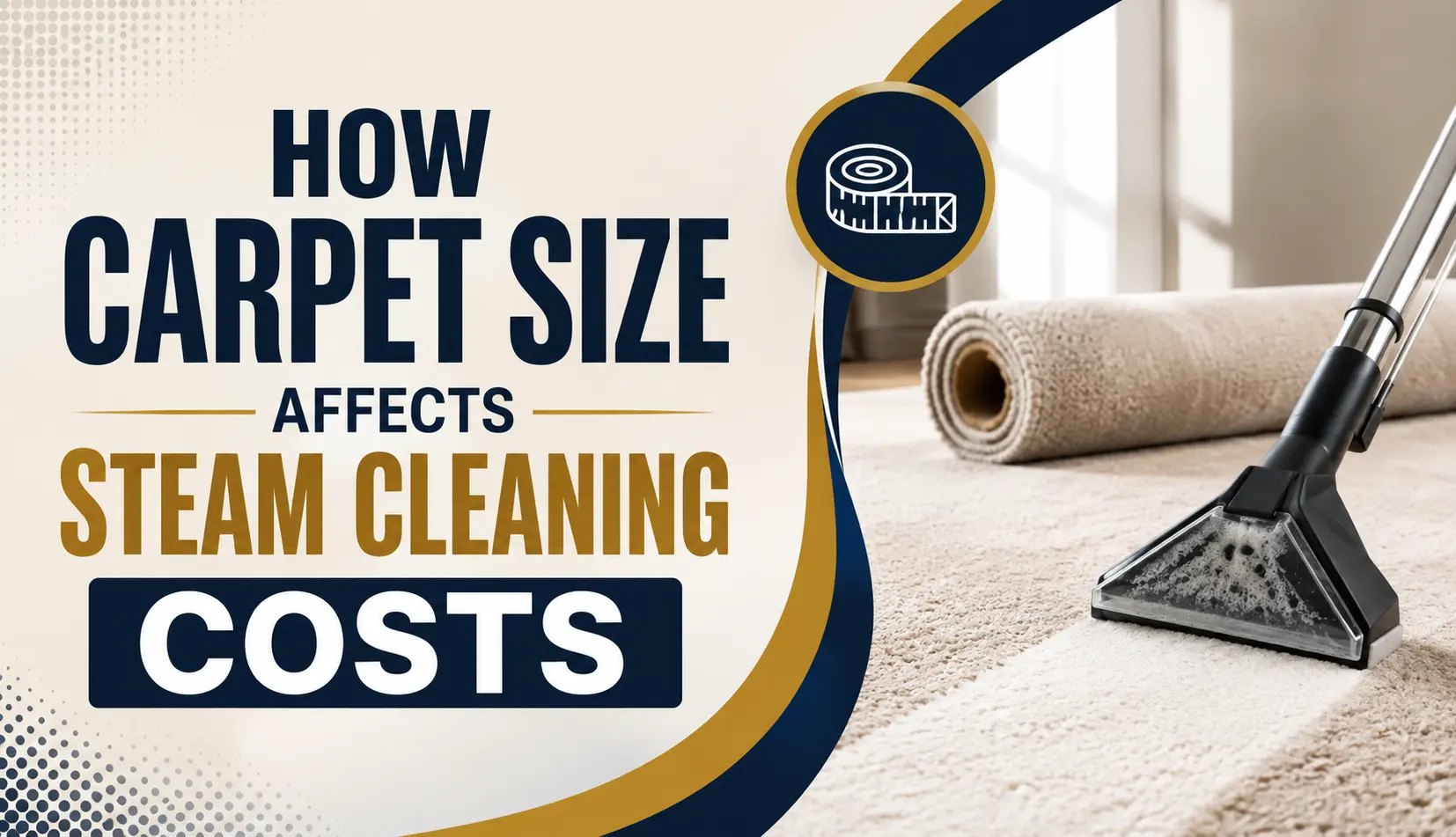 How Carpet Size Affects Steam Cleaning Costs