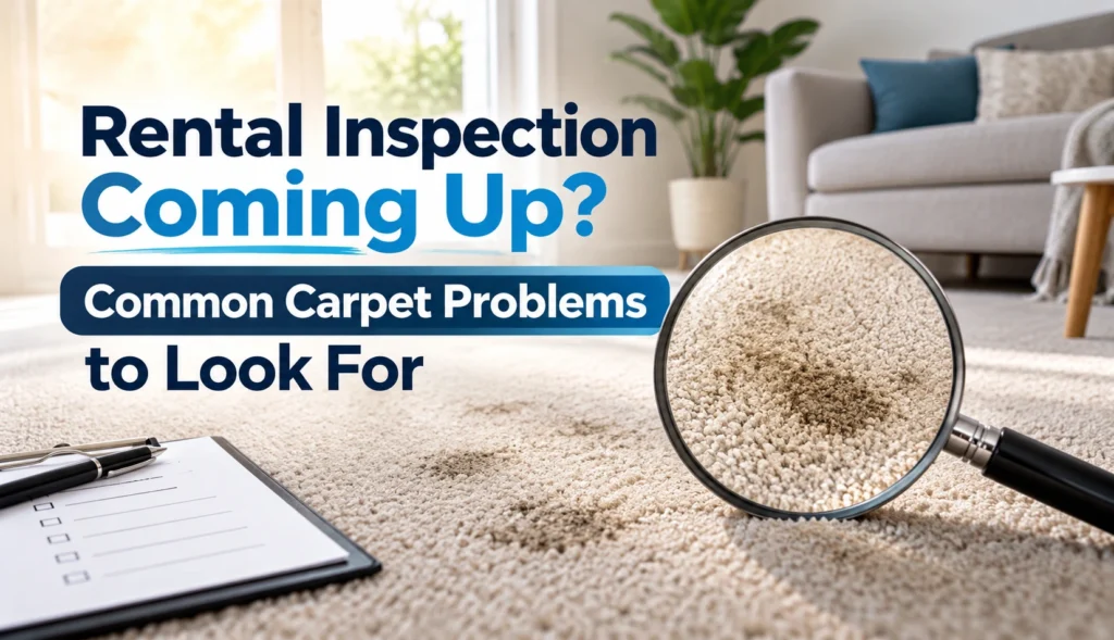 Rental Inspection Coming Up? Common Carpet Problems to Look For