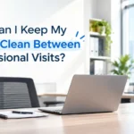 How Can I Keep My Office Clean Between Professional Visits?