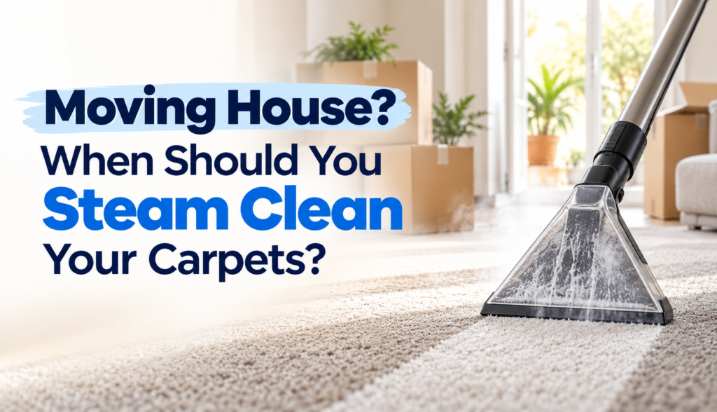 Moving House? When Should You Steam Clean Your Carpets?